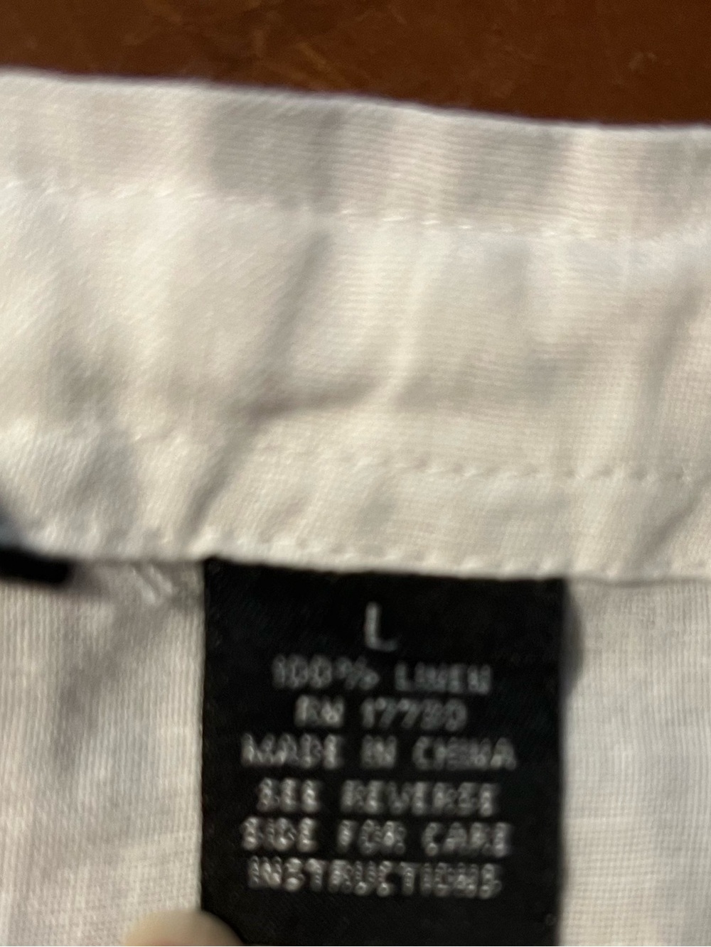 Massimo White Linen Drawstring Pants - Picture 7 of 7
